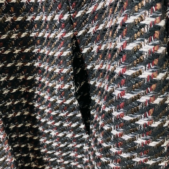 Women Coldwater Creek. Jacket. Black/White/Burgundy. Sz 20/22. - Picture 5 of 15